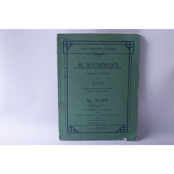 H. Soussmann, Carl Fischer's Edition, Musical Book, Sheet Music, Piano Scores, - Picture 1 of 3